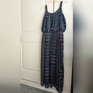 American Rag Cie Dress, 1X, Floral Blue